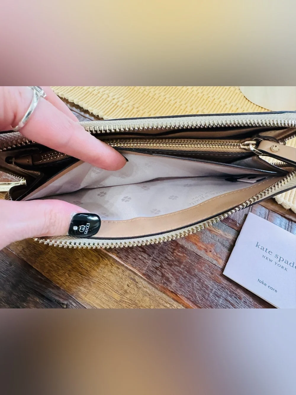 NWOT Kate Spade New York Burgess Court Slim Continental Wallet
